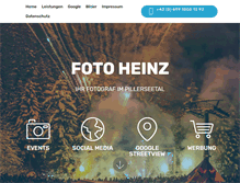 Tablet Screenshot of foto-heinz.com